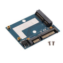 MSATA SSD to 2.5'' SATA Adapter Converter Card Module Board Support 5cm SSDs