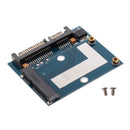 MSATA SSD to 2.5'' SATA Adapter Converter Card Module Board Support 5cm SSDs
