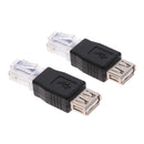 2Pcs USB Type A Female To RJ45 Male Ethernet LAN Network Socket Plug Adapter
