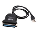 USB 2.0 to Parallel IEEE 1284 Cable Converter Adapter Printer Lead 0.9Meters