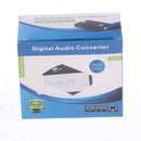 Optical Toslink to Coaxial Analog Audio Signal Converter Adapter RCA L/R