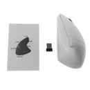 6D 2.4G Wireless Optical Gaming Mouse 1600DPI Ergonomic Design Vertical Mice White