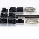Lot 525pcs Wire Jumper Cable Pin Header Housing Crimp Male Female Pins Connectors wiht Case