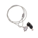 Laptop Key Lock , Universal Anti-theft Wire Retractable Lock ,Portable Safety Lock with Locking Cable for Laptop