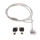 Laptop Key Lock , Universal Anti-theft Wire Retractable Lock ,Portable Safety Lock with Locking Cable for Laptop