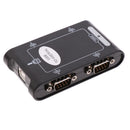USB2.0 to 4 ports RS232 Serial DB9 COM Controller USB Adapter Hub converter