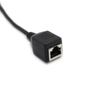 VGA 15 Pin Male to RJ45 Female Network Cable Connector, Cat5/Cat6/RJ45 VGA Extender Adapter