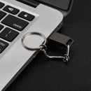 Metal Disk On Key USB 2.0 Flash Drive 32GB Waterproof UDP Chip with Keychain