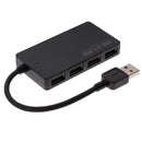 USB 3.0 HUB 4-Port USB Hub 5Gbps Splitter For Macbook Laptop PC Computer HDD Black
