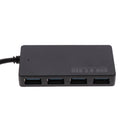USB 3.0 HUB 4-Port USB Hub 5Gbps Splitter For Macbook Laptop PC Computer HDD Black