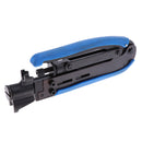 1 Piece F-Connector Coaxial Cable Crimper Network Cable Compression Tool Blue
