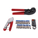 Multifunctional Coax Compression Connector Crimper Tool Wire Cutter RG6 RG59