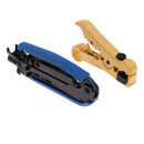 Coaxial Cable Stripper & F Compression Tool Combo Kits For Coaxial Cable