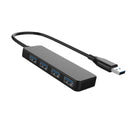 High Speed 4-Port USB 3.0 Multi HUB Splitter Adapter For PC Laptop Mac Phone