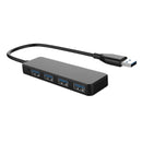 High Speed 4-Port USB 3.0 Multi HUB Splitter Adapter For PC Laptop Mac Phone