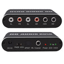 5.1 Audio Rush Digital Sound Decoder Converter - Optical SPDIF/ Coaxial Dolby AC3 DTS stereo(R/L) to 5.1CH Analog Audio 2