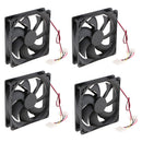 4x120mm Case Fan Long Life Computer Case Fan Ultra Quiet Computer Cooling Fan