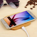 Qi Wireless Bamboo Wood Slim Charging Mat Pad for iPhone 8/8 Plus/X Samsung Note 8 S7 S8