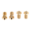0.4mm 4x -M6 Brass Extruder Nozzle Printer Head for 3.00mm Filament Printer