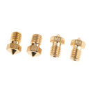 0.4mm 4x -M6 Brass Extruder Nozzle Printer Head for 3.00mm Filament Printer