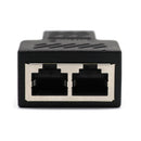 RJ45 Network Splitter Adapter - 1 RJ45 Female to 2 RJ45 Female Network Splitter Adapter, LAN Connector, Suitable for Super Category 5 Ethernet , Category 6 Ethernet