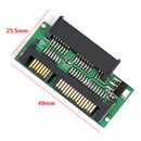 1Piece 1.8''Micro SATA HDD SSD 3V to 2.5 Inch 22PIN Male Plug SATA 5V Adapter