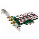 PCI-e 450Mbps Wi-Fi Adapter Network Card 2.4/5G With 3 Antenna for Desktops