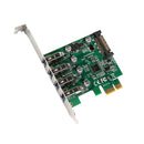 Super speed Low Profile Bracket 4Port USB3.0 PCI-E Express Card for Desktops
