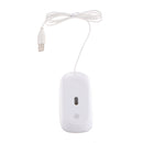 Ultra Thin Slim USB Optical Wired Mouse for PC Laptop Windows Macbook-Silver