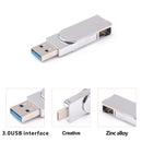 USB3.0/Type-c Swivel USB Stick Flash Pen Drive Memory Stick plug&play 32G
