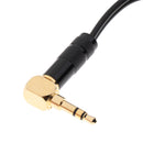 3.5mm 1/8" Stereo Male Right Angle To 2 RCA Female Adapter Audio Y Splitter Cable