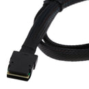 1xInternal Mini SAS(SFF-8087) 36Pin Right Angle Male to Male SFF 8087 Cable