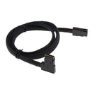 1xInternal Mini SAS(SFF-8087) 36Pin Right Angle Male to Male SFF 8087 Cable