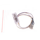 1Pack 16mm Chassis Switch With 60cm Cable Red LED Ring With Switch Symbol