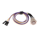 1Pack 16mm Chassis Switch With 60cm Cable Red LED Ring With Switch Symbol
