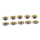 DB9 9Pin Female to Female/Male to Male Gender Change Converter Adapter RS232