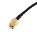 2Pcs SMA Male to UHF Female /PL-259 to SO-239 Coax Extension Connector Cable