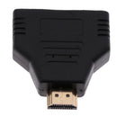 HDMI Male to Dual Female Jack 1 In 2 Out Splitter Adapter Video Connector
