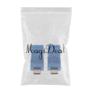 Blue HDMI 30M Extender to RJ45 Cat5 Network LAN Ethernet Adapter Repeater