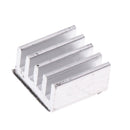 50Pcs 8.8x8.8x5mm Aluminum Mini LED/Power IC Heat Sink Cooling Fin Silver
