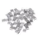 50Pcs 8.8x8.8x5mm Aluminum Mini LED/Power IC Heat Sink Cooling Fin Silver