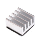 50Pcs 8.8x8.8x5mm Aluminum Mini LED/Power IC Heat Sink Cooling Fin Silver