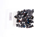 50pcs 5 Colors Rotary Taper Control Plastic Potentiometer Knob Cover Cap