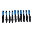 10pcs Optic Fiber Quick Cold Connector FTTH SC Single Mode UPC Fast Connector