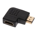 HDMI 90-degree Male to Female Vertical Flat Adapter Supports 1080i/720p/480p Resolution