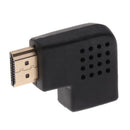 HDMI 90-degree Male to Female Vertical Flat Adapter Supports 1080i/720p Resolution