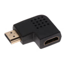HDMI 90-degree Male to Female Vertical Flat Adapter Supports 1080i/720p Resolution