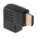 HDMI 90-degree Male to Female Vertical Flat Adapter Supports 1080i/720p Resolution