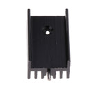 10 Pcs Small Aluminium Heatsink for TO-220 Mosfet Transistors, 15x11x25mm(W*H*L) Heat Sinks