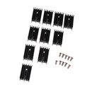 10 Pcs Small Aluminium Heatsink for TO-220 Mosfet Transistors, 15x11x25mm(W*H*L) Heat Sinks